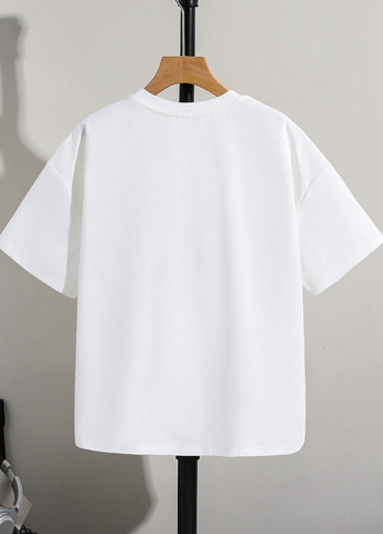 Белая летняя футболка SHEIN