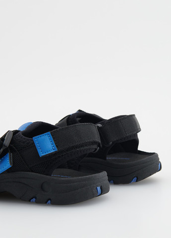 Черные кэжуал, спортивные сандалии Reserved на липучке