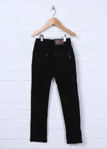Черные классические демисезонные прямые брюки Merkiato