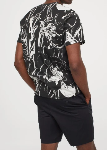Чорна футболка H&M