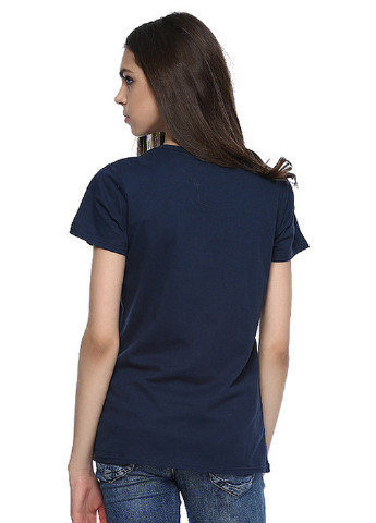 Темно-синяя летняя футболка Яavin