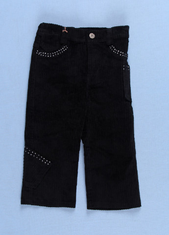 Черные кэжуал демисезонные брюки Qialuo