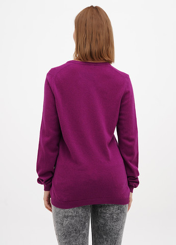 Фуксиновий (колору Фукія) демісезонний пуловер пуловер Sassofono