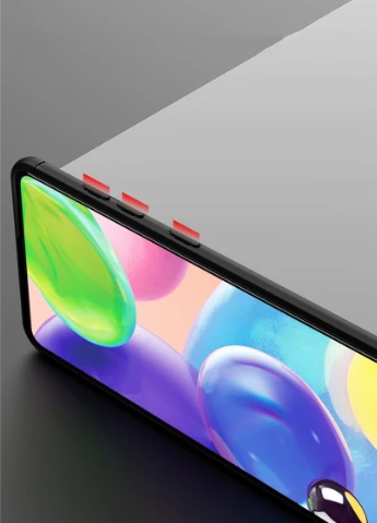 TPU чохол ColorRing під магнітний тримач (opp) для Samsung Galaxy M31 Чорний / Червоний (is_00000035875_1) Deen (238480145)