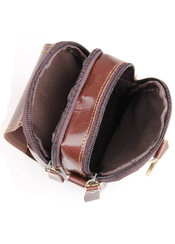 Чоловіча шкіряна сумка 10,5х18х7 см Vintage (229460594)