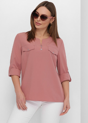 Розовая летняя блузка MSM