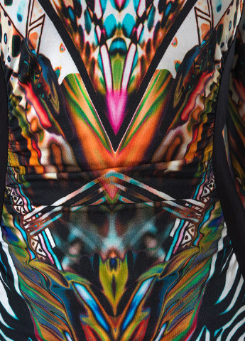 Комбінована кежуал сукня Apanage з абстрактним візерунком