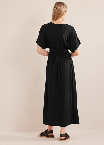 Черное кэжуал платье в стиле ампир Boden однотонное