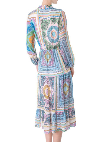 Комбинированное кэжуал платье Joleen с рисунком