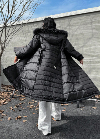 Черное демисезонное Куртка SHEIN