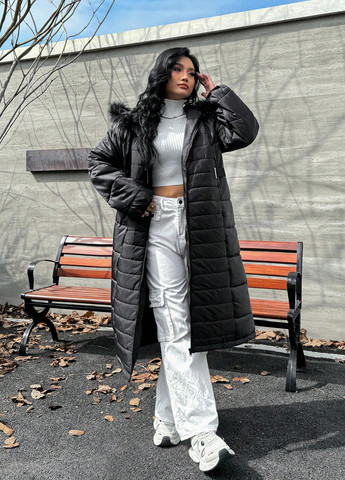 Черное демисезонное Куртка SHEIN