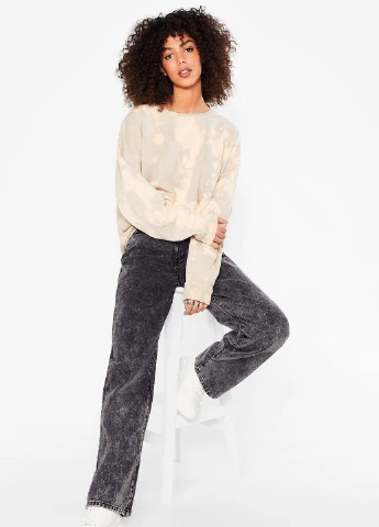 Комбинированный свитшот Nasty Gal варенка (252154237)