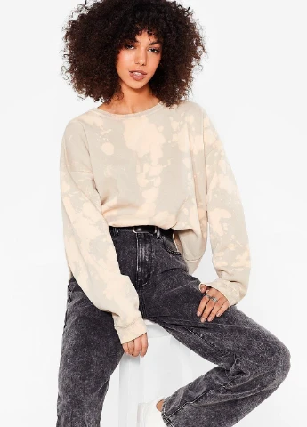 Комбинированный свитшот Nasty Gal варенка (252154237)