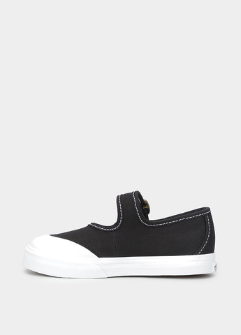 Черно-белые туфли без каблука Vans