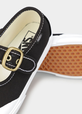 Черно-белые туфли без каблука Vans