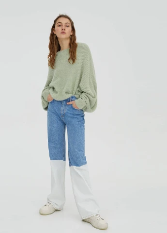 Оливковый демисезонный джемпер джемпер Pull&Bear