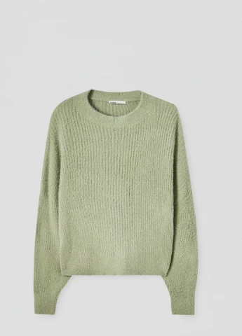 Оливковый демисезонный джемпер джемпер Pull&Bear