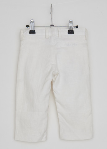Белые кэжуал летние прямые брюки Marasil