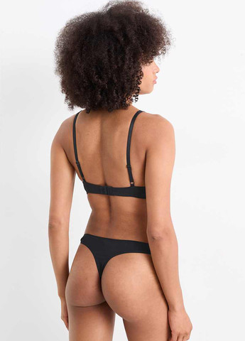 Чёрный минимайзер бюстгальтер C&A с косточками полиамид