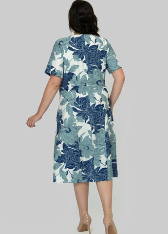 Комбінована кежуал сукня а-силует A'll Posa з квітковим принтом