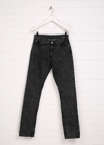 Серые демисезонные прямые джинсы Cheap Monday