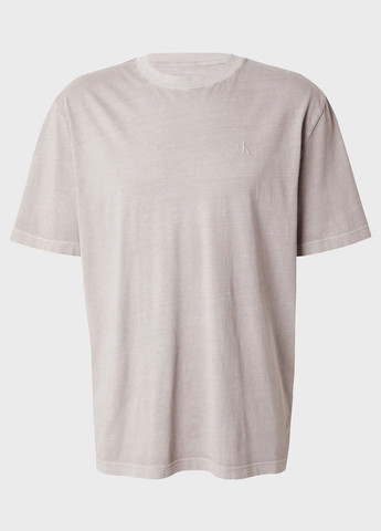 Сіро-бежева футболка Calvin Klein Jeans