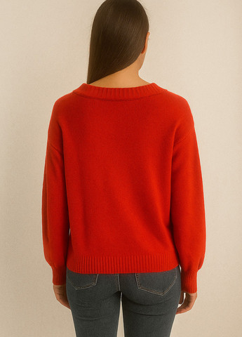 Червоний демісезонний пуловер пуловер Vicolo