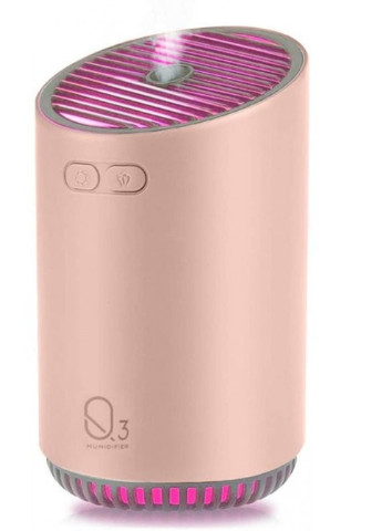 Акумуляторний міні зволожувач повітря Q3, 320мл, рожевий No Brand (252821799)
