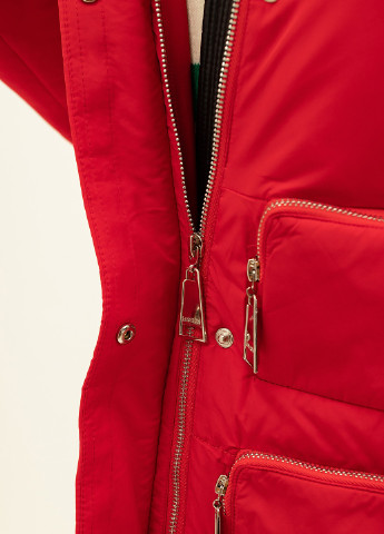 Червона зимня куртка Visdeer