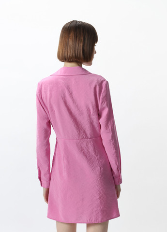 Розовое кэжуал платье рубашка Lefties однотонное