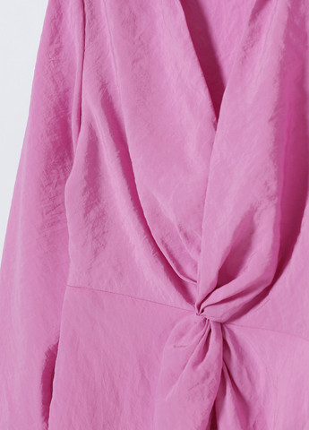 Розовое кэжуал платье рубашка Lefties однотонное