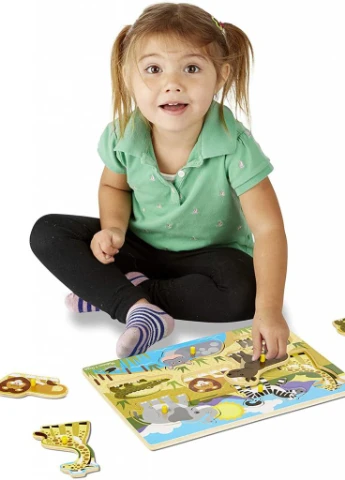 Розвиваюча іграшка Melissa & Doug рамка-вкладиш Сафарі (MD19054) Melissa&Doug рамка-вкладыш Сафари (203962442)