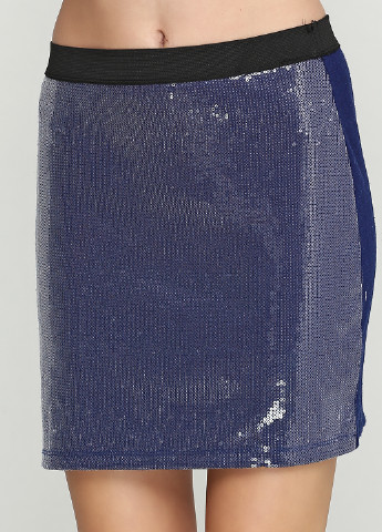 Темно-синяя кэжуал однотонная юбка Pins & Needles мини