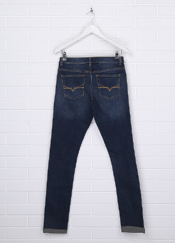 Темно-синие демисезонные скинни джинсы Guess