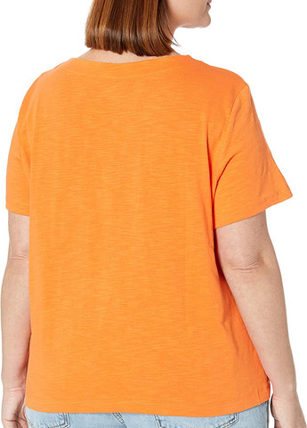 Оранжевая летняя блуза Tommy Hilfiger