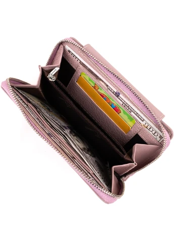 Женский кожаный кошелек 19х9,5х2,5 см st leather (252417200)