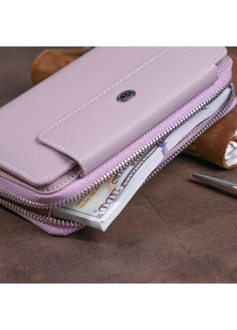 Женский кожаный кошелек 19х9,5х2,5 см st leather (252417200)