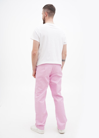 Светло-розовые кэжуал демисезонные прямые брюки Boohoo