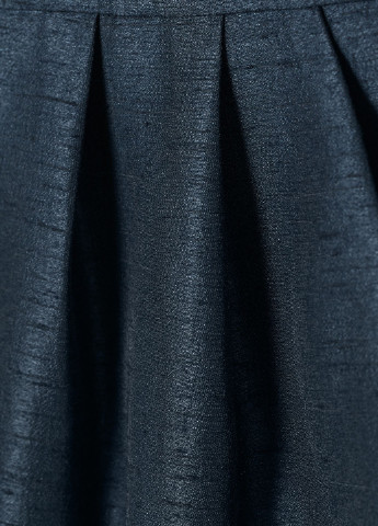 Темно-синяя однотонная юбка H&M
