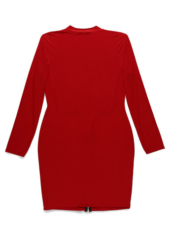 Красное кэжуал платье футляр Fashionkilla однотонное