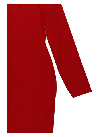 Красное кэжуал платье футляр Fashionkilla однотонное