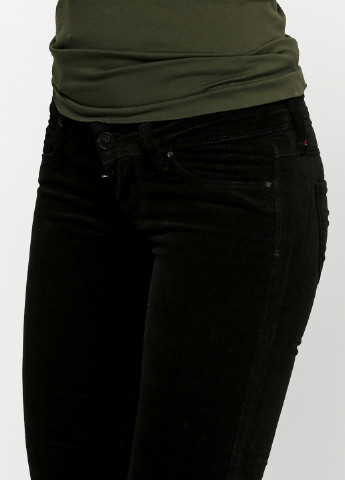 Черные кэжуал демисезонные со средней талией брюки Madoc