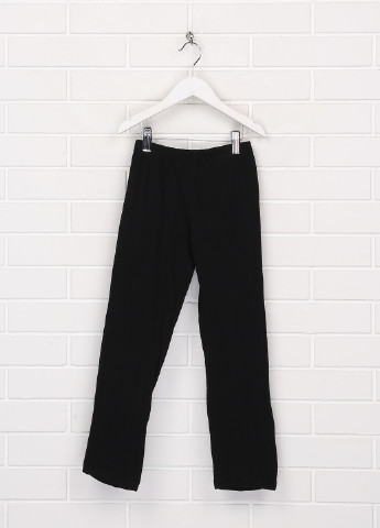 Черные кэжуал демисезонные прямые брюки Lupilu
