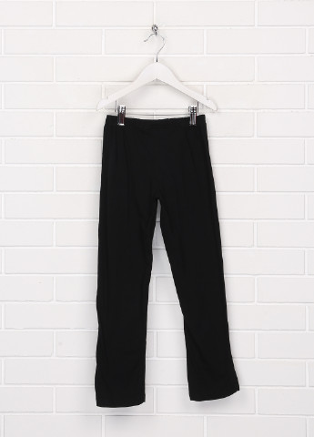 Черные кэжуал демисезонные прямые брюки Lupilu