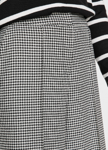 Черно-белые кэжуал демисезонные кюлоты брюки KOTON