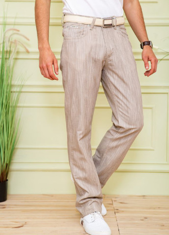 Бежевые кэжуал летние прямые брюки Ager