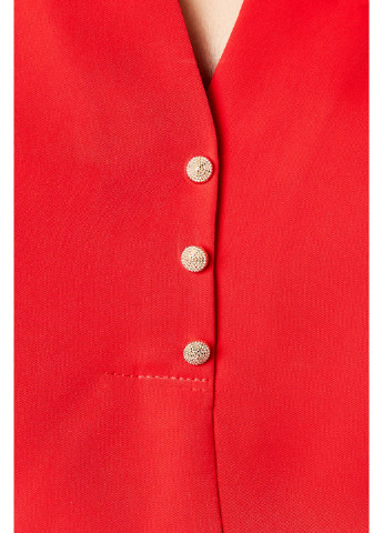 Червона шовкова блуза BYURSE