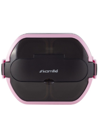 Ланч-бокс харчовий двоярусний KM-2139RZ 1500 мл рожевий Kamille (253621264)