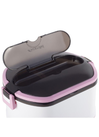 Ланч-бокс харчовий двоярусний KM-2139RZ 1500 мл рожевий Kamille (253621264)