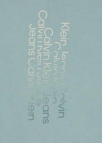 Бирюзовая летняя футболка Calvin Klein